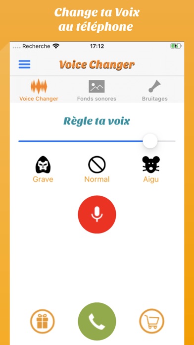 Screenshot #1 pour Voice Changer Allogag - Blague