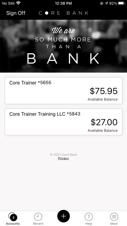 Core Bank Business