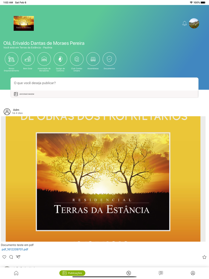 TERRAS DA ESTÂNCIA- ASSOCIAÇÃO