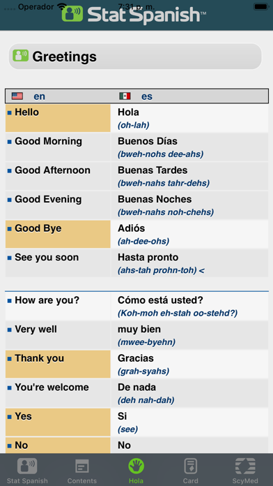 Screenshot #3 pour Stat Spanish