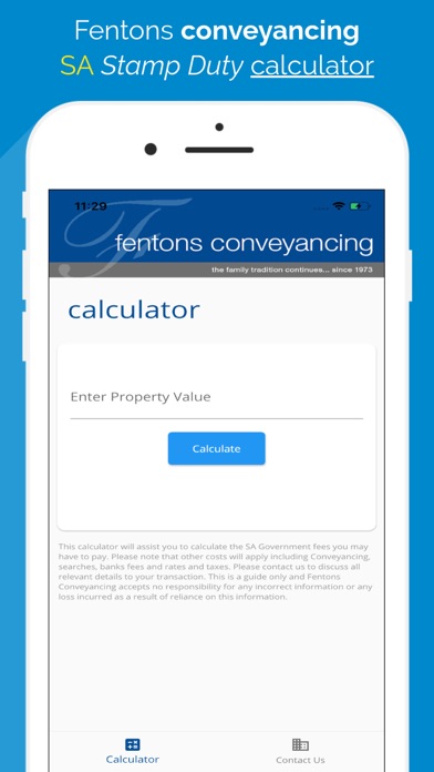 Fentons Calculator Screenshot