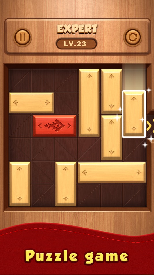 #4. Wood Puzzle: Clear Block Maze (iOS) 由: 永兴 杨