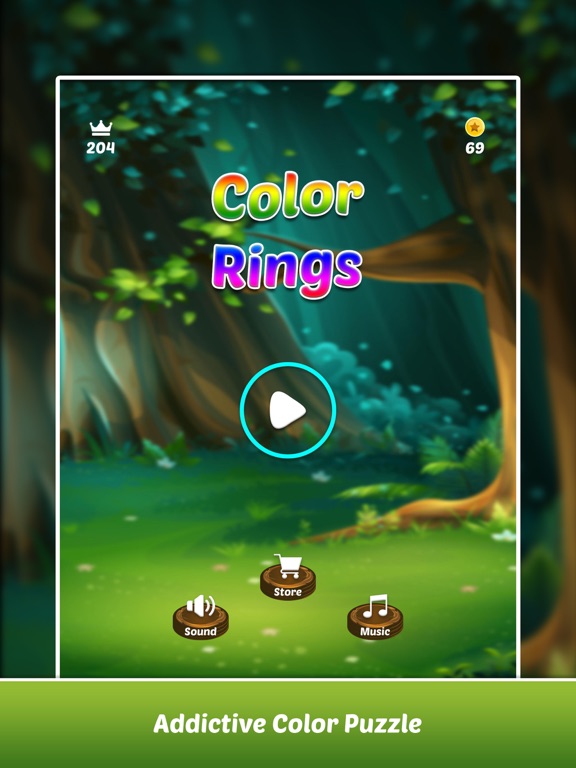 Screenshot #4 pour Color Rings Puzzle for all age