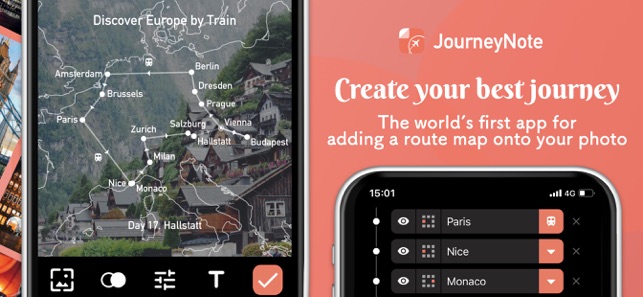 JourneyNote - Create Journeys