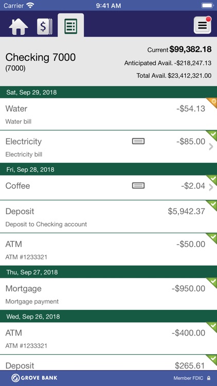 Grove Bank Business screenshot-4