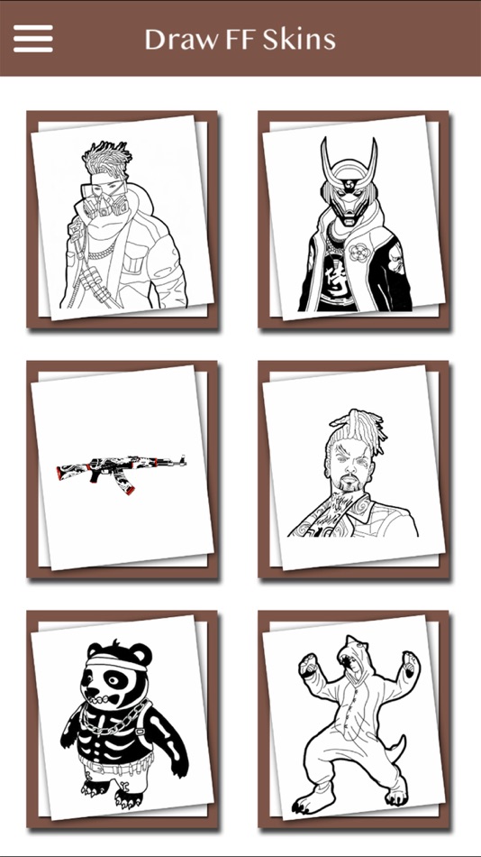 #3. How to draw FF (iOS) 由: EDDAOUDI Zineb