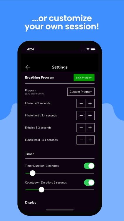 Awesome Breathing: Pacer Timer screenshot-3