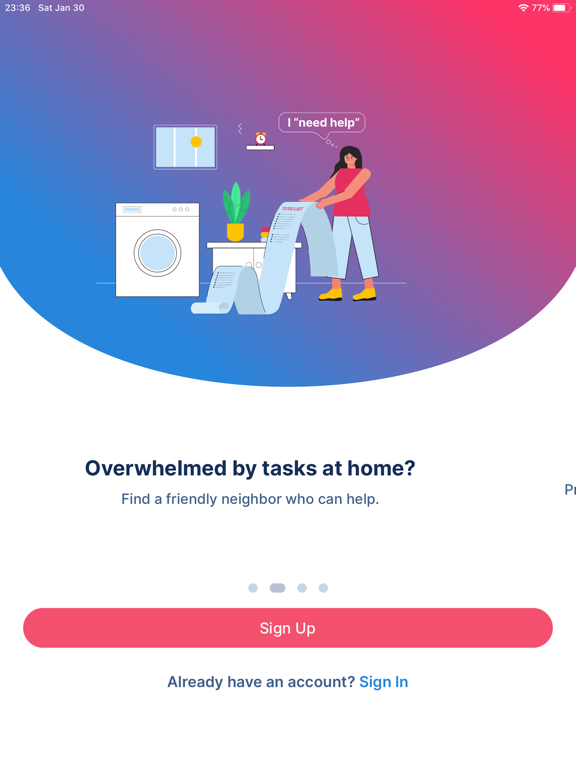 frugbi iPad screenshot 1 - Social Networking app