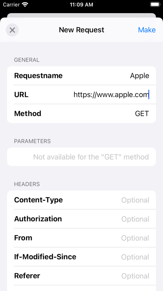 #6. HTTP Request Maker !! (iOS) By: Yuma Kitasei
