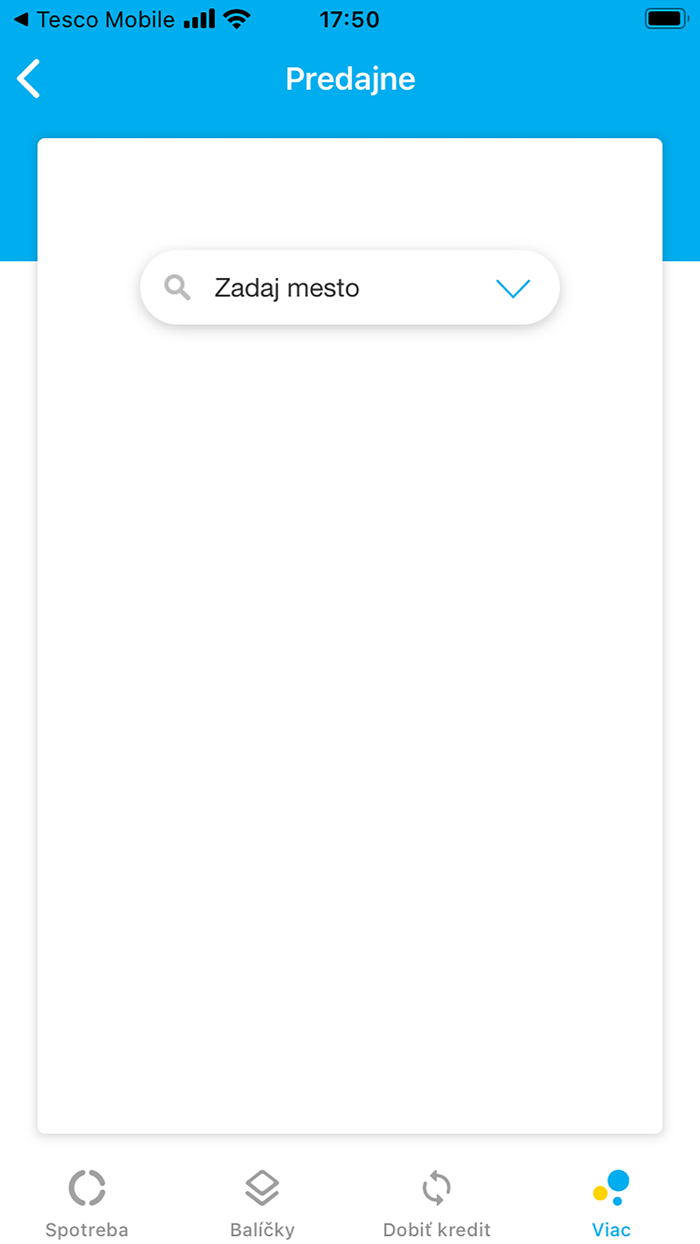 Môj Tesco Mobile Slovakia