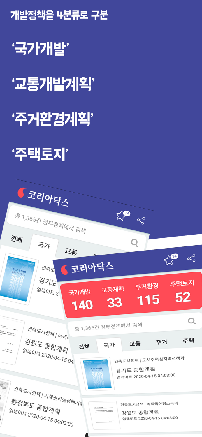 코리아닥스 - 부동산개발정책 알리미