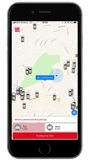 YEGO Rwanda - Ride Hailing screenshot 1