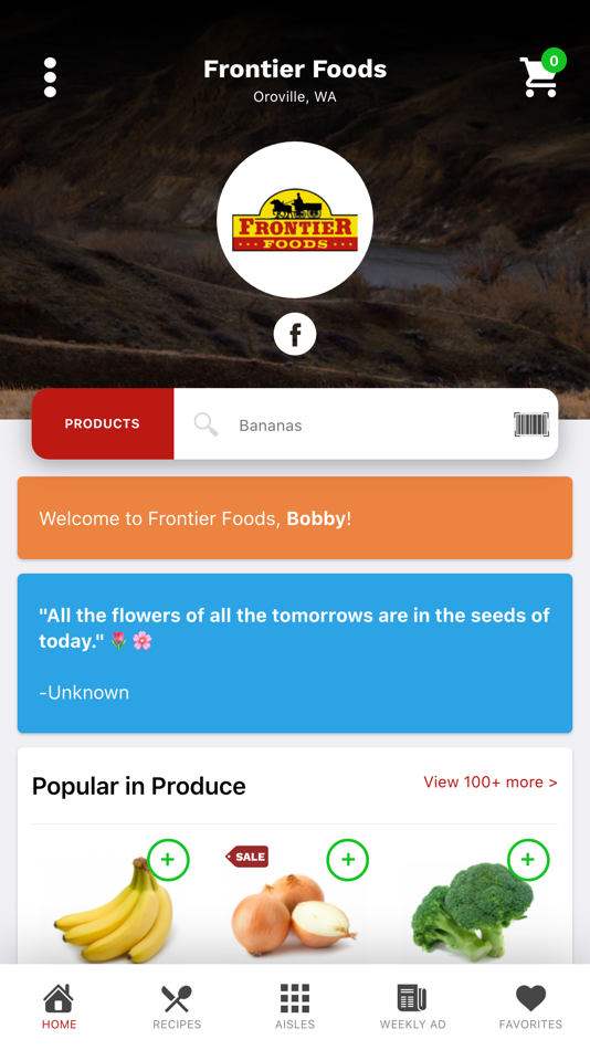 Frontier Foods Grocery - 1.5.7 - (iOS)