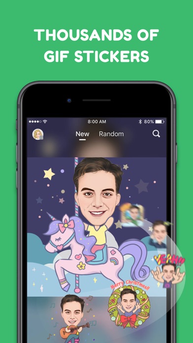 MojiStik: Emoji GIF Stickers Screenshot