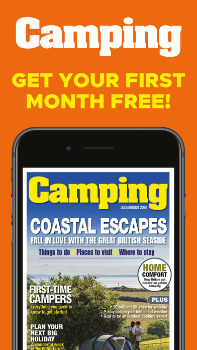 Camping Magazine Screenshot