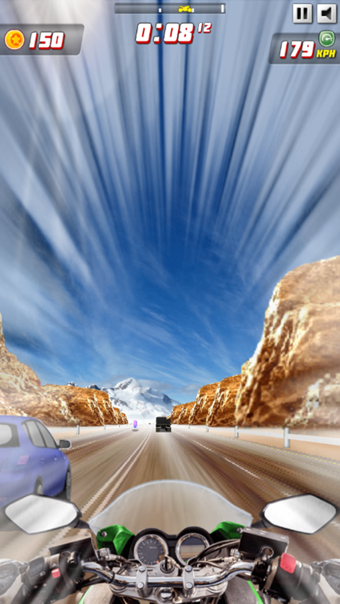 Highway Moto RiderTraffic Sim