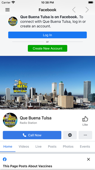 Que Buena Tulsa Screenshot