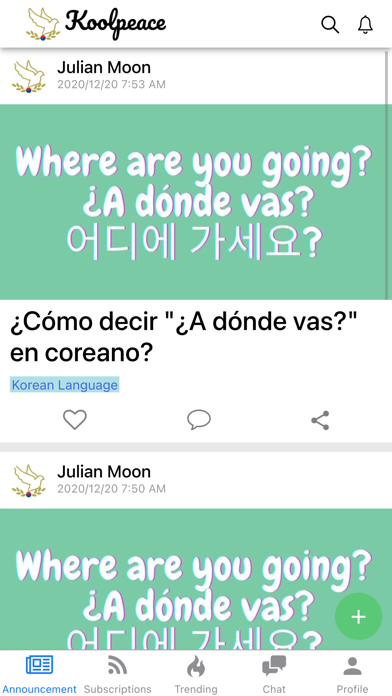Koolpeace: Learn Koreanのおすすめ画像1