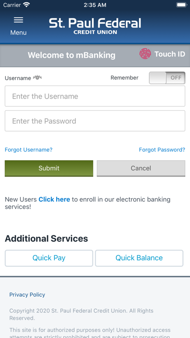 StPaulFed Screenshot