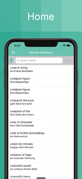 Game screenshot German Dictionary Offline apk