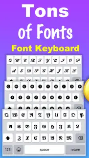 How to cancel & delete fonts keyboard - text style 4