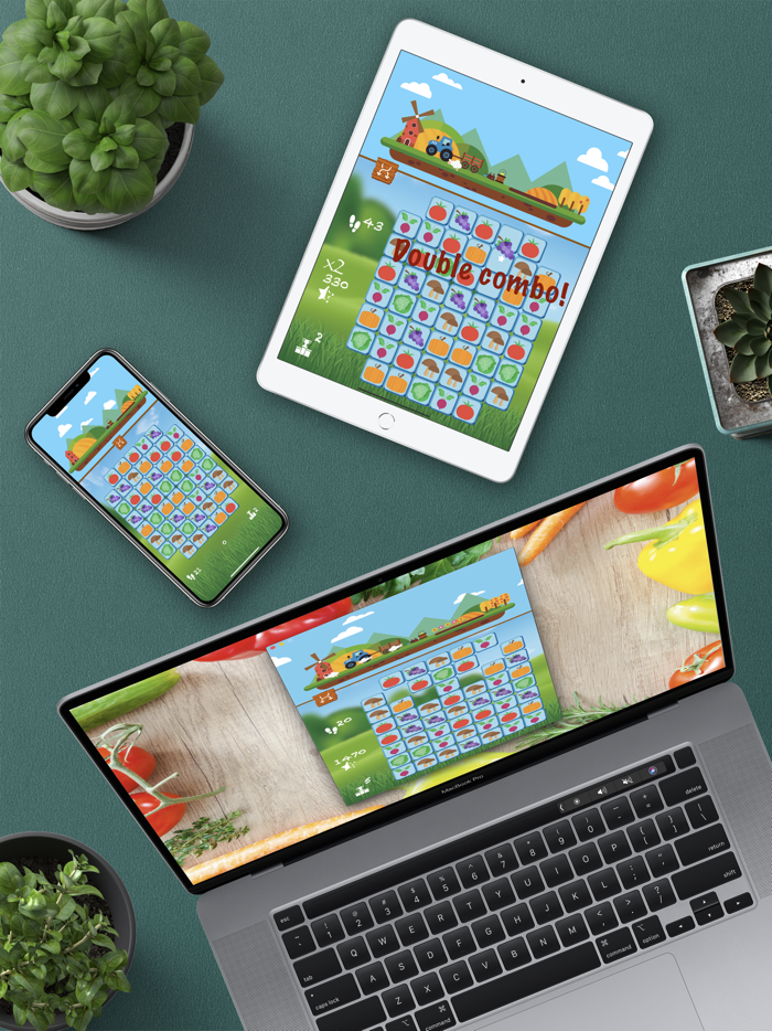Mamas Farm Tile Match Game