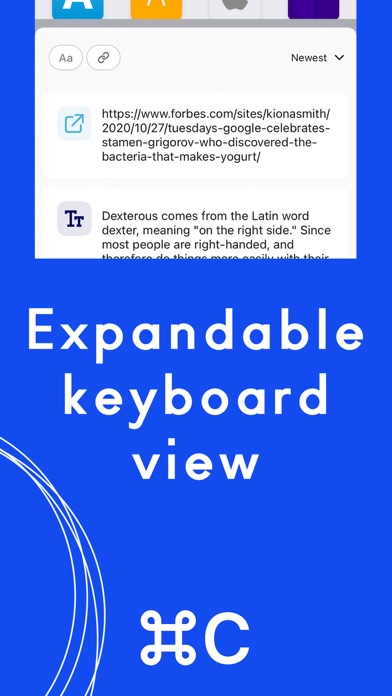 Copybin — Save your clipboard Screenshot