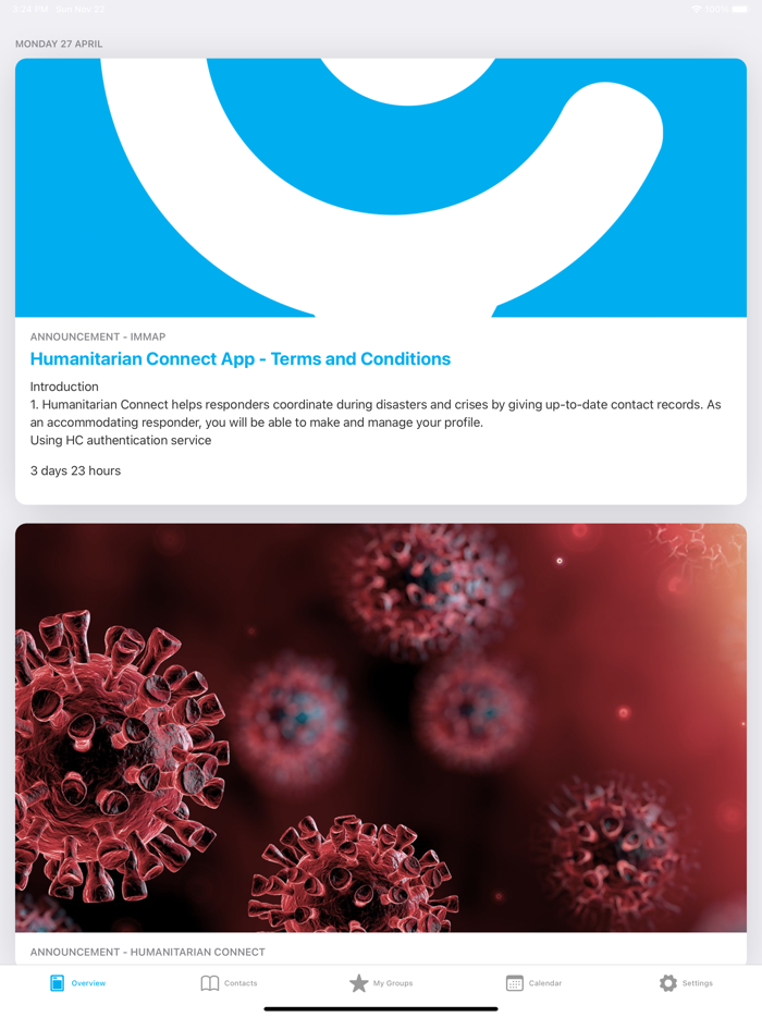 Humanitarian Connect