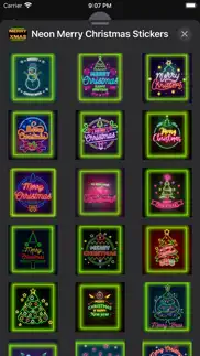 How to cancel & delete neon merry christmas stickers 4