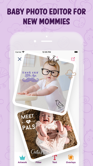 Screenshot #1 pour Baby Art-Baby Monthly Pictures