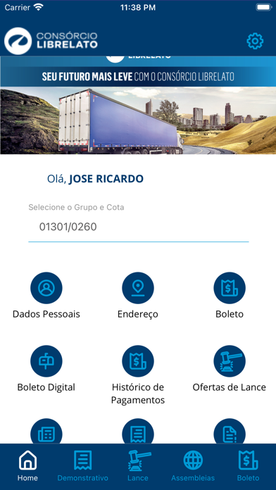 Consórcio Librelato Screenshot