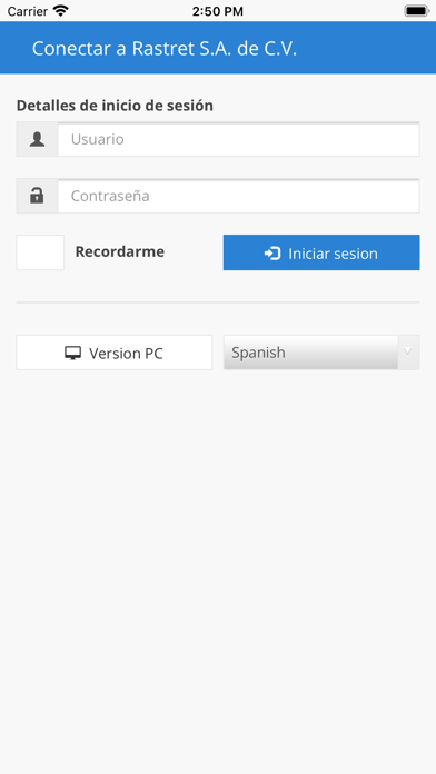 Screenshot #1 pour Rastret Mobile