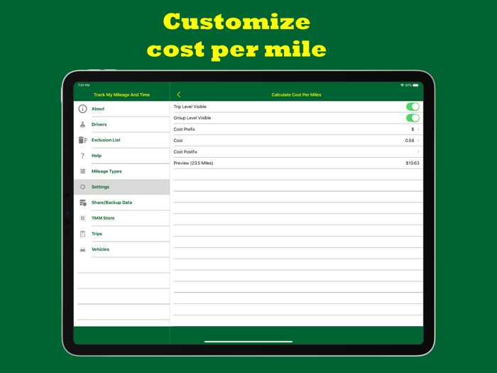 Track My Mileage And Time