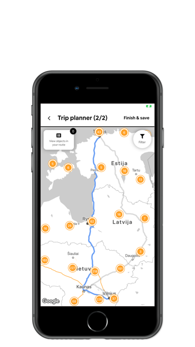 Screenshot #1 pour Baltic Trip Planner
