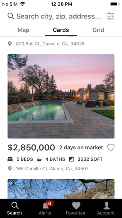California Homes Screenshot