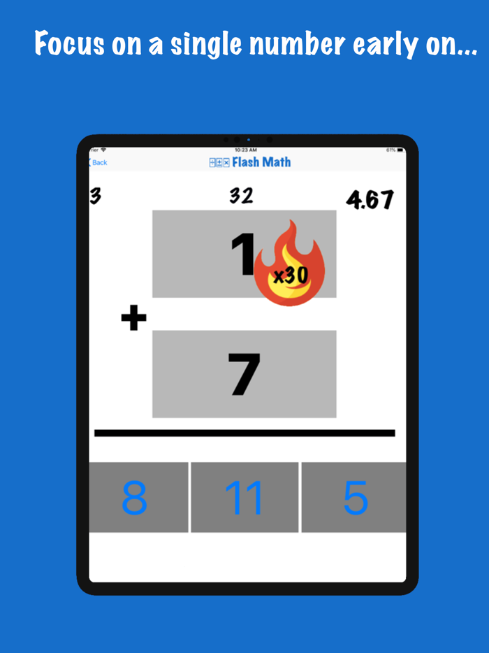 Flash Math Rapid Recall Game