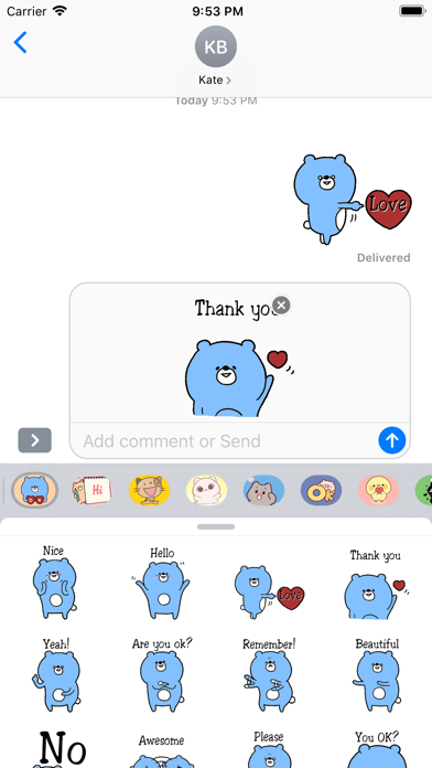 Teddy Bear Stickers Pack Screenshot