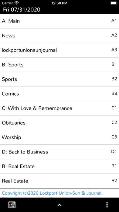 Union-Sun&Journal-Lockport, NY Screenshot