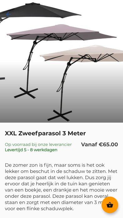 Personeels Voordeel Winkel Screenshot