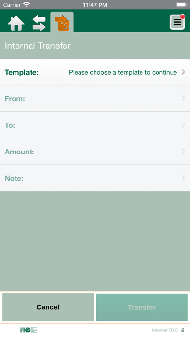 FNB Raymond Business Screenshot