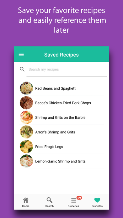 Southern Foods: Tasty Recipes Screenshot