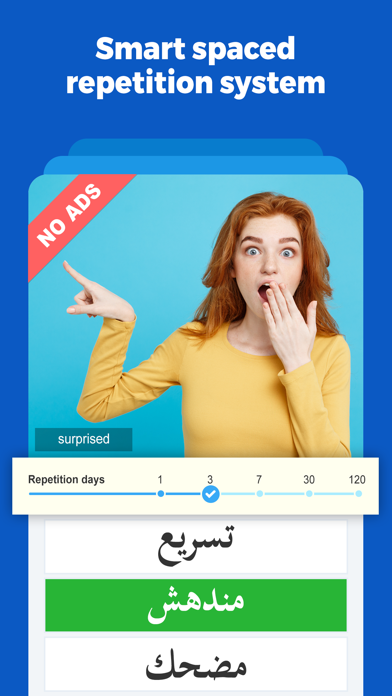 Screenshot #3 pour Arabic Vocabulary - Blarma
