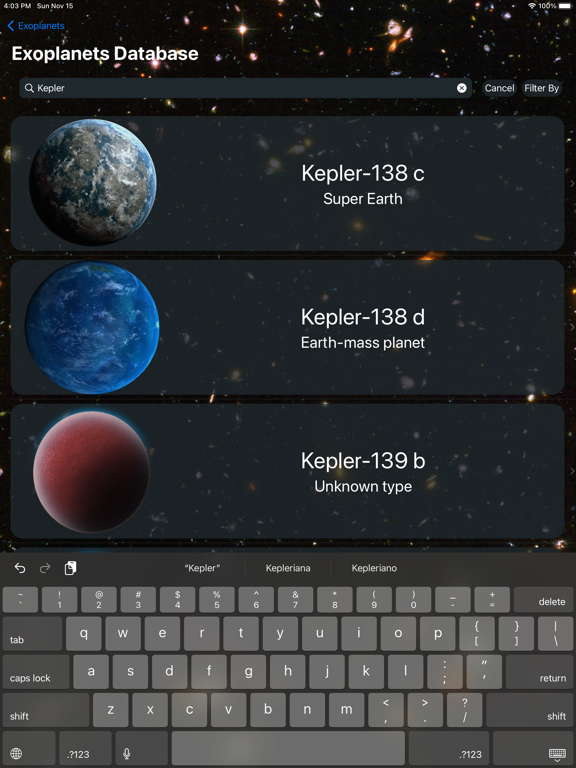 Screenshot #6 pour Exoplanets