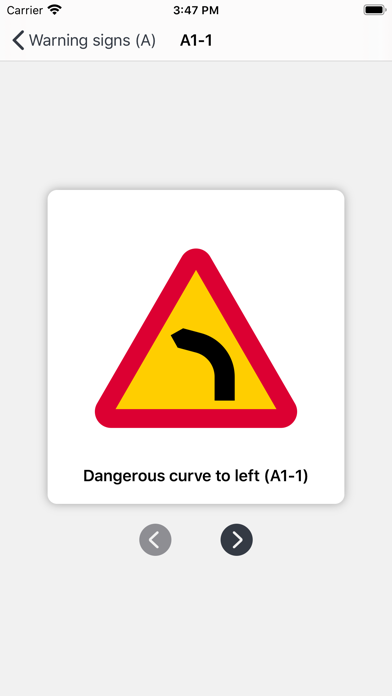 Screenshot #2 pour Road Signs - Sweden