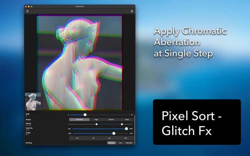 Screenshot #2 pour Glitch Fx : Pixel Sorting
