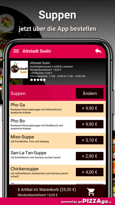 Altstadt Sushi Landshut Screenshot