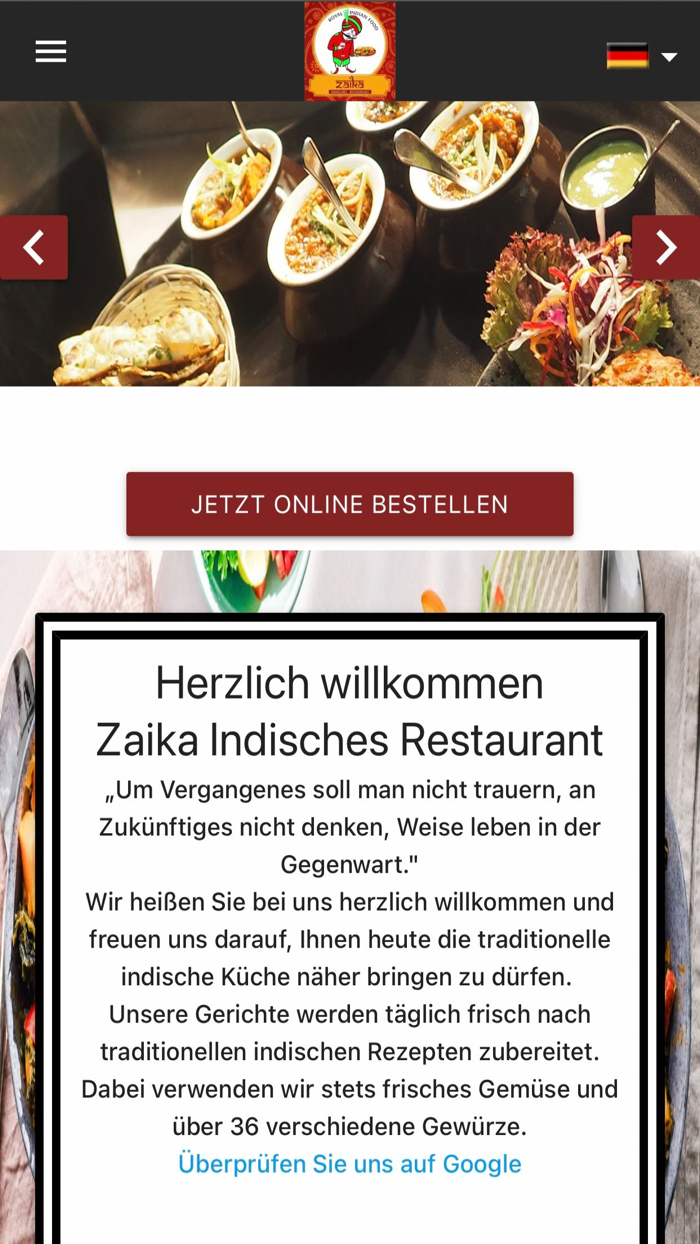 Zaika Indisches Restaurant