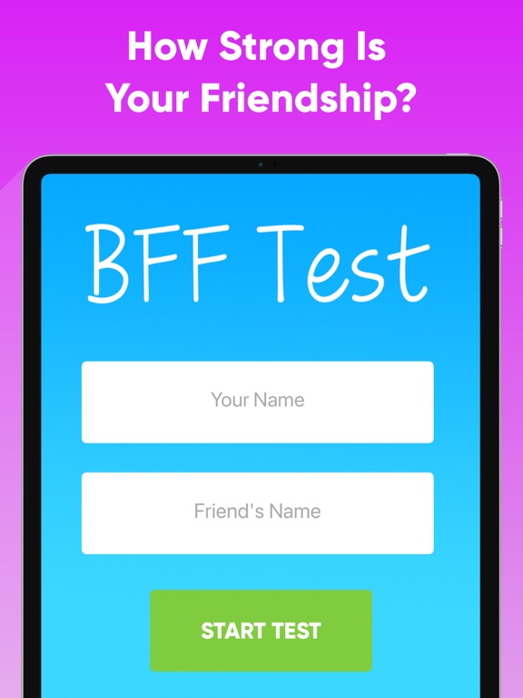 Screenshot #1 for BFF Friendship Test - Quiz