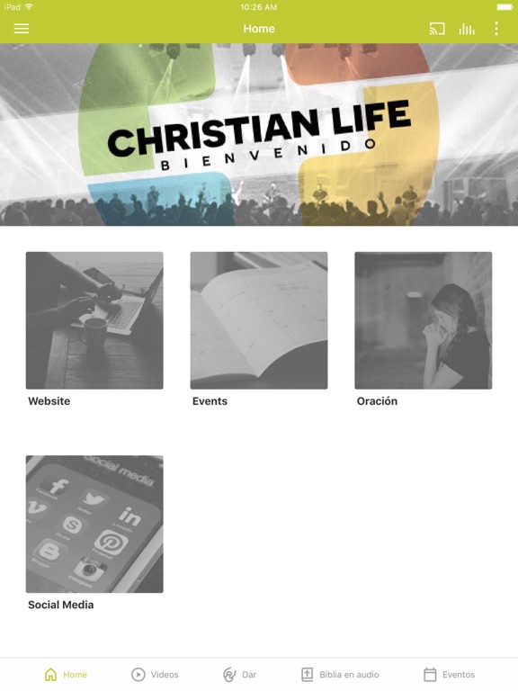 Christian Life App iPad screenshot 1 - Lifestyle app