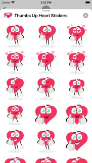How to cancel & delete thumbs up heart stickers 1